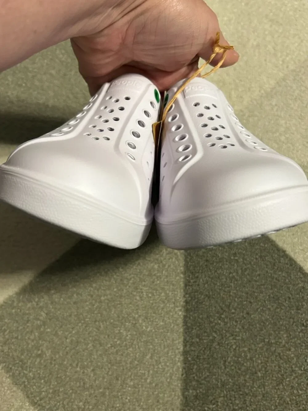 NWT People Footwear Lightweight Slip-On Perforated EVA Water Shoes M6/W8